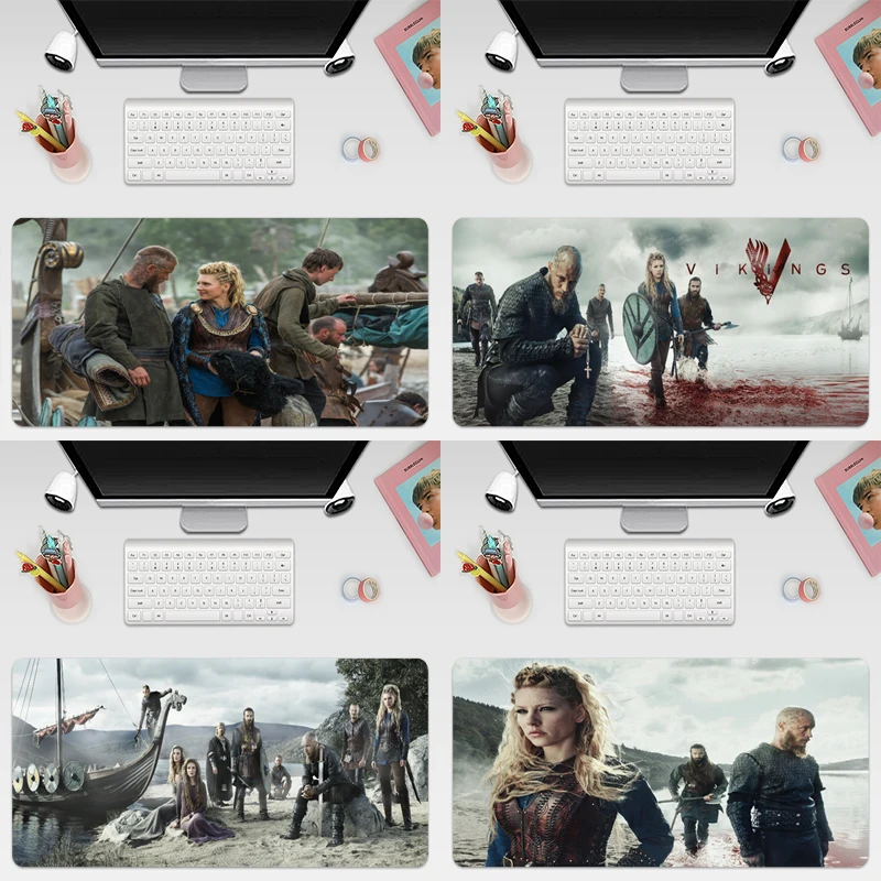 

Vikings Gaming Computer Mouse Pad Large Mouse Mat Big Desk Mat Non-Slip Rubber Base Mousepad