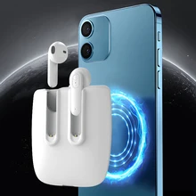 Bluetooth Headphones Wireless 5.1 Earphones HD Sport Waterproof Hi-Fi Touch Control Earbuds Support  Wireless Charging With Mic