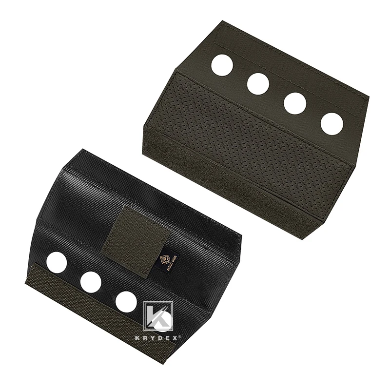 Зеленый Тактический наплечный ремень для лямок KRYDEX RANGER с лазерной резкой