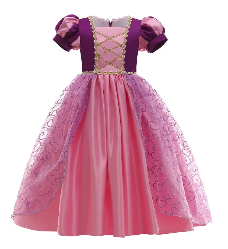

New Christmas Rapunzel Princess Dresses Cosplay Sofia Costume Party Dress Up