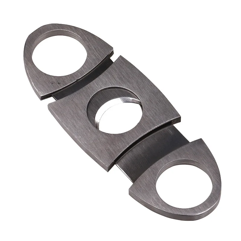 

90mm round Head Stainless Steel Metal Cigar Cutter Fashion Smoking Set Accessories Cigar Knife Cigar Knife