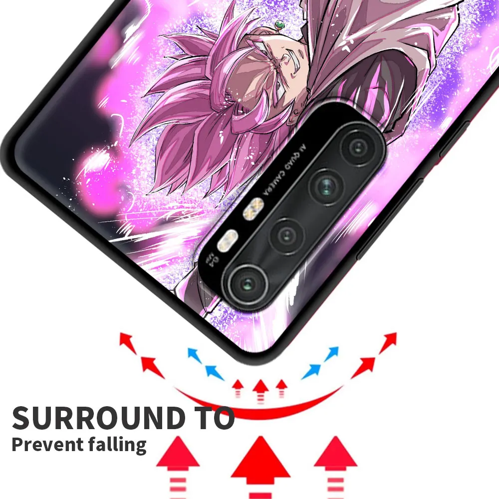 case for xiaomi mi poco x3 nfc 10t pro 5g m3 note 10 lite 9t 11 black luxury printing soft phone cover son gokus d dragon ball free global shipping