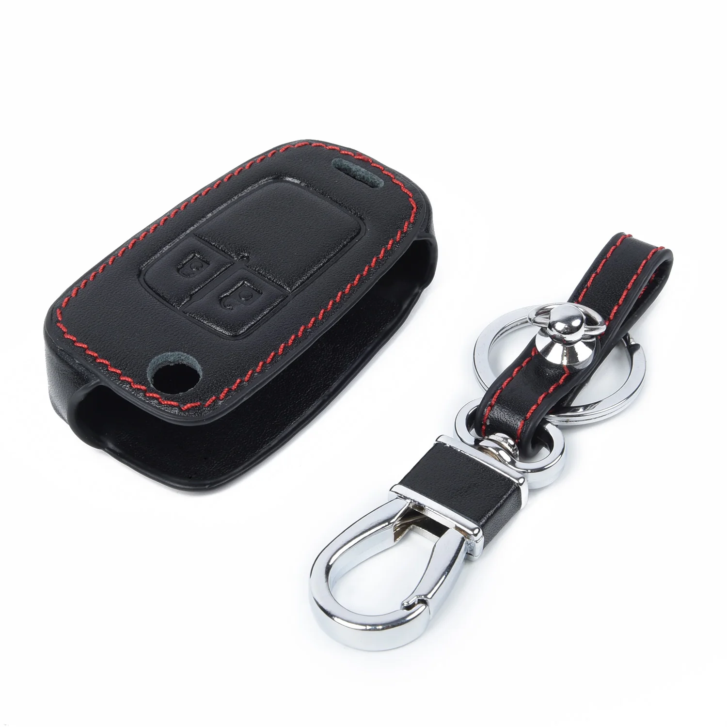 

Vehicle Key case Box Car Key Protector Keychain 2 Button Fob Replacement