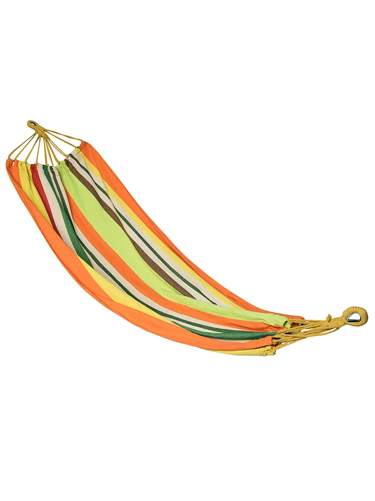 

Outdoor Camping Hammock Canvas Beach Swing Single Hammock Patio Furniture For Kids Hamaca Columpio Outdoor Appliances BS50DC