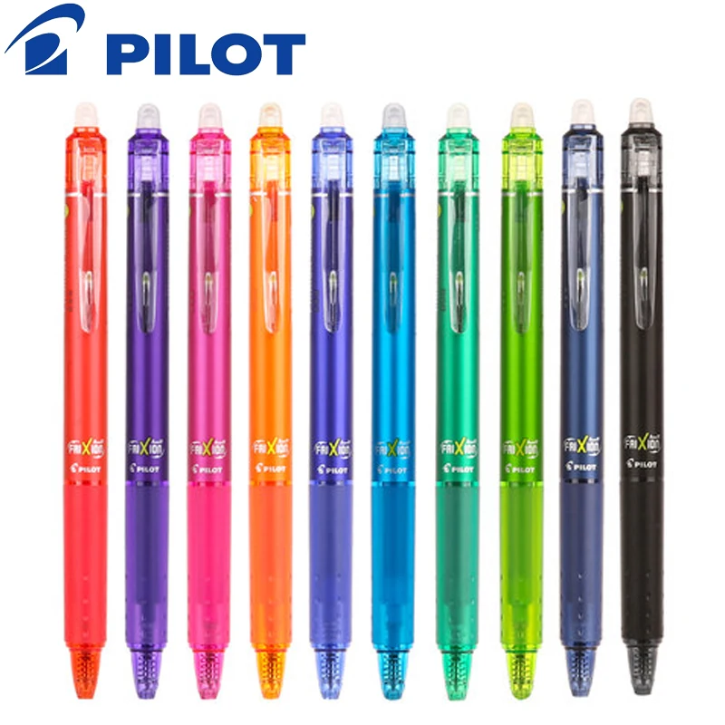 PILOT FriXion стираемая гелевая ручка LFBK-23EF/23F 6 шт 0,5 мм/0,7 мм много цветов школьные и офисные канцелярские принадлежности