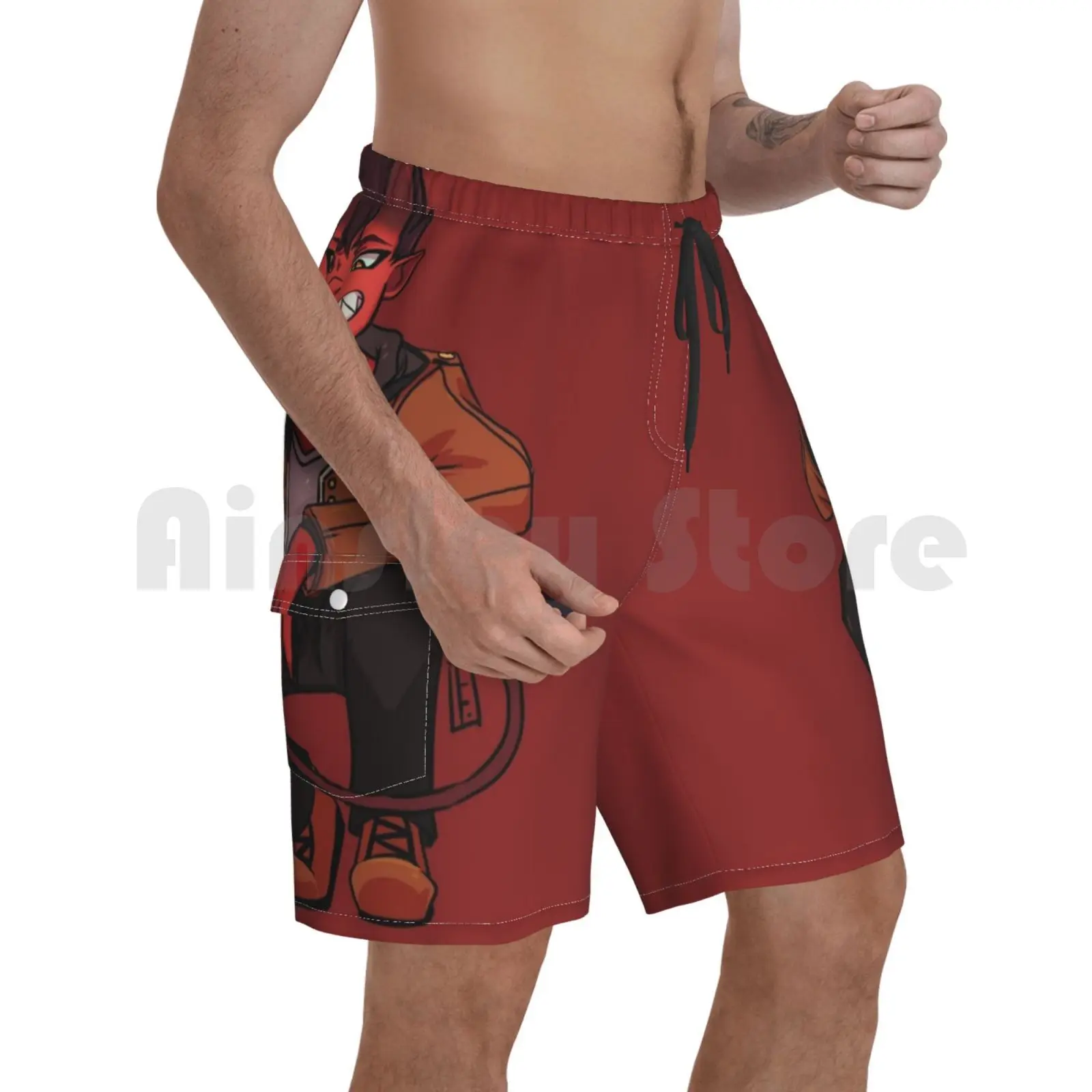 

Монстра Выходные туфли на выпускной: Damien Пляжные шорты мужские пляжные шорты Плавание Мужские Шорты для купания Монстр для выпускного вече...