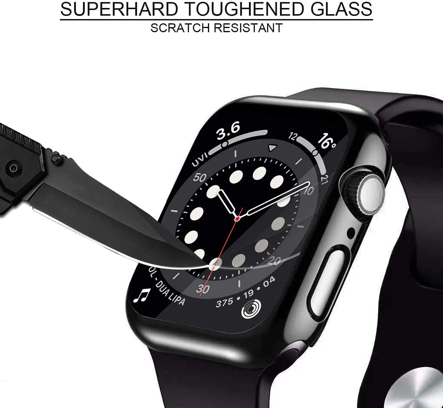 360 full Screen Protector hard Case for Apple watch 8/7/6/SE/5/4/3/2/1 cover Tempered glass film for iwatch 41MM 45MM 40MM 44MM