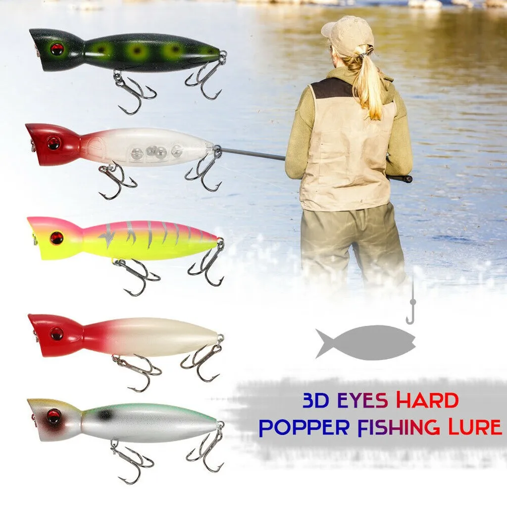 140 мм большая поппа топвотер погремушка Поппер приманки рыболовные жесткие