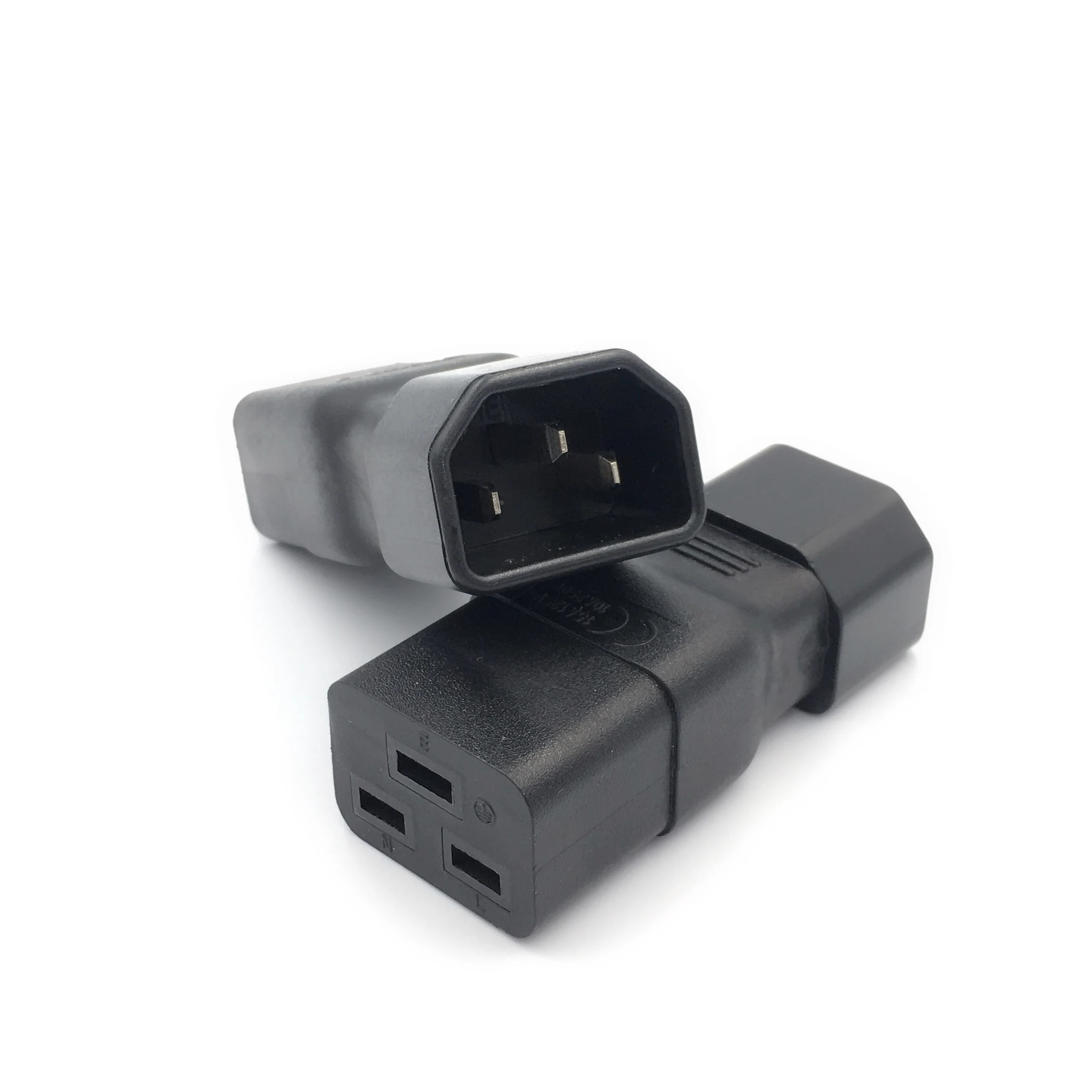 C14-C19 Plug IEC320 C14 к C19 3-полюсный штекер-гнездо адаптер питания переменного тока |
