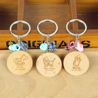 10pcs personalized logo engraved keychain christening baptism baby shower souvenirs holy communion kids birthday party favor