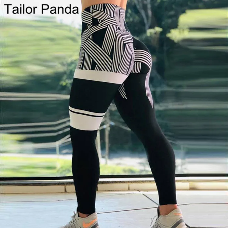 Женские Штаны Для Йоги леггинсы для спорта компрессионные штаны женские бега