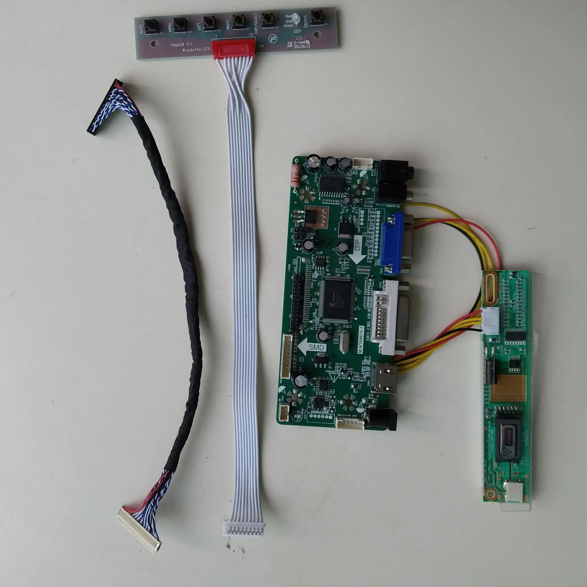 Плата контроллера универсальная совместимая с HDMI/ЖК светодиодный/монитором M.N68676