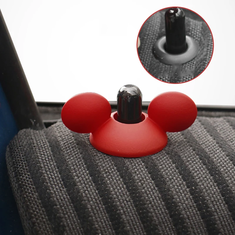 2 шт./компл. Автомобильный Замок на окно дверь булавки крышка чехол мультфильм