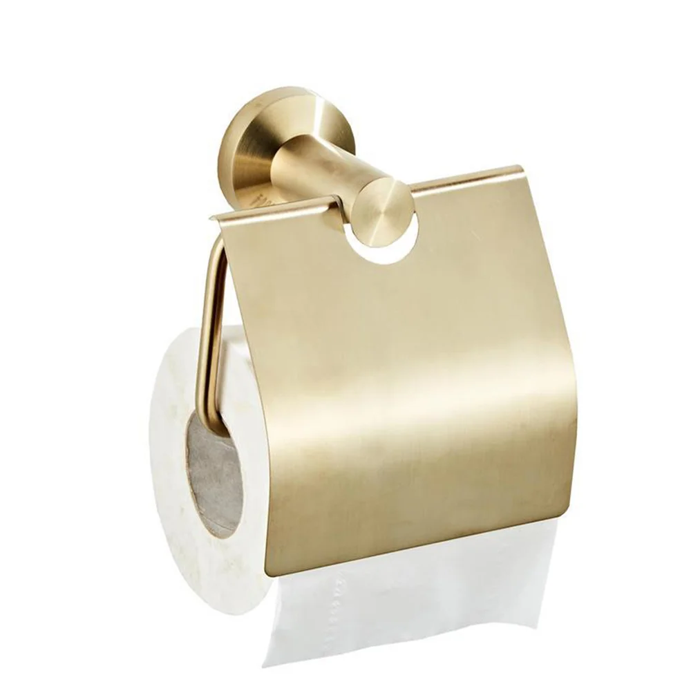 

1PC 304 Stainless Steel Holder Simple Roll Paper Rack Decorative Shelf Creative Roll Napkin Container