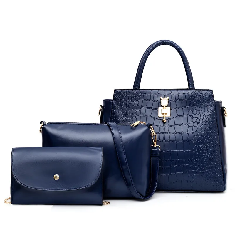 Композитная сумка в европейском стиле для женщин Дизайнерская кожаная сумочка