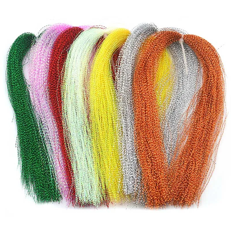 100 шт./один цвет/упаковка голографическая металлическая проволока для ловли