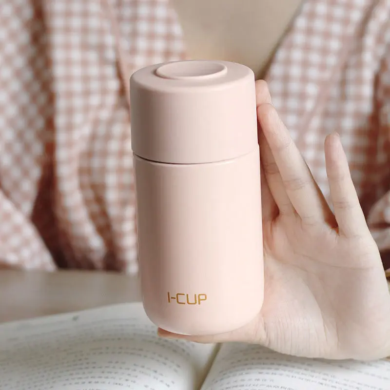

316 Lovely Thermos Cup Female Portable Tea Cup Stainless Steel Teacup with Tea Leakage Tea Separation Cup Male Student Kettle