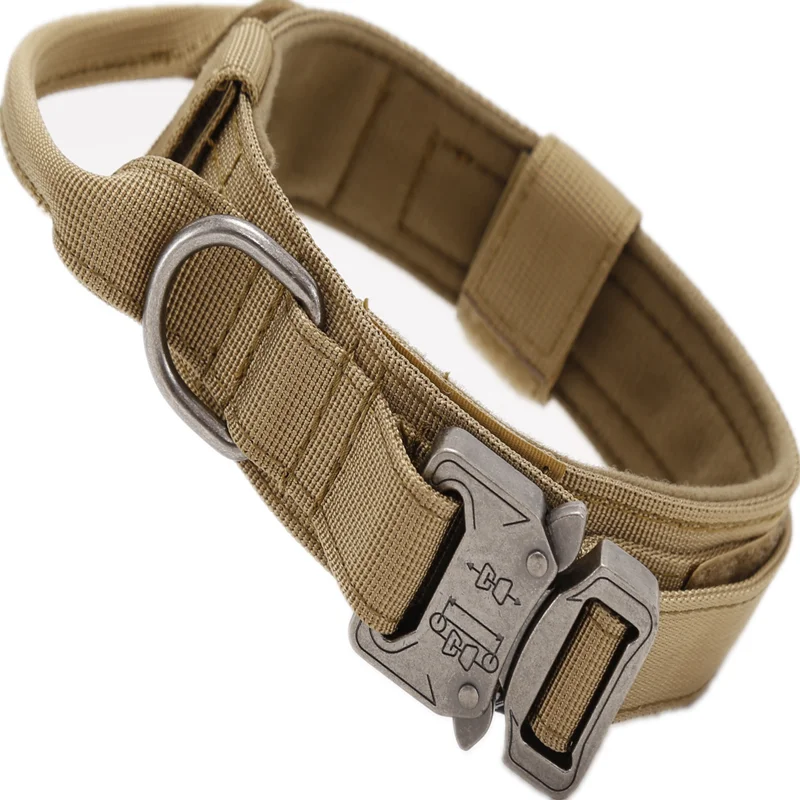 

2021 NEW Nylon Dog Collar Military Tactical Pets Personalized Training Adjustable Pet Harness For Small large Dog Harness Vest