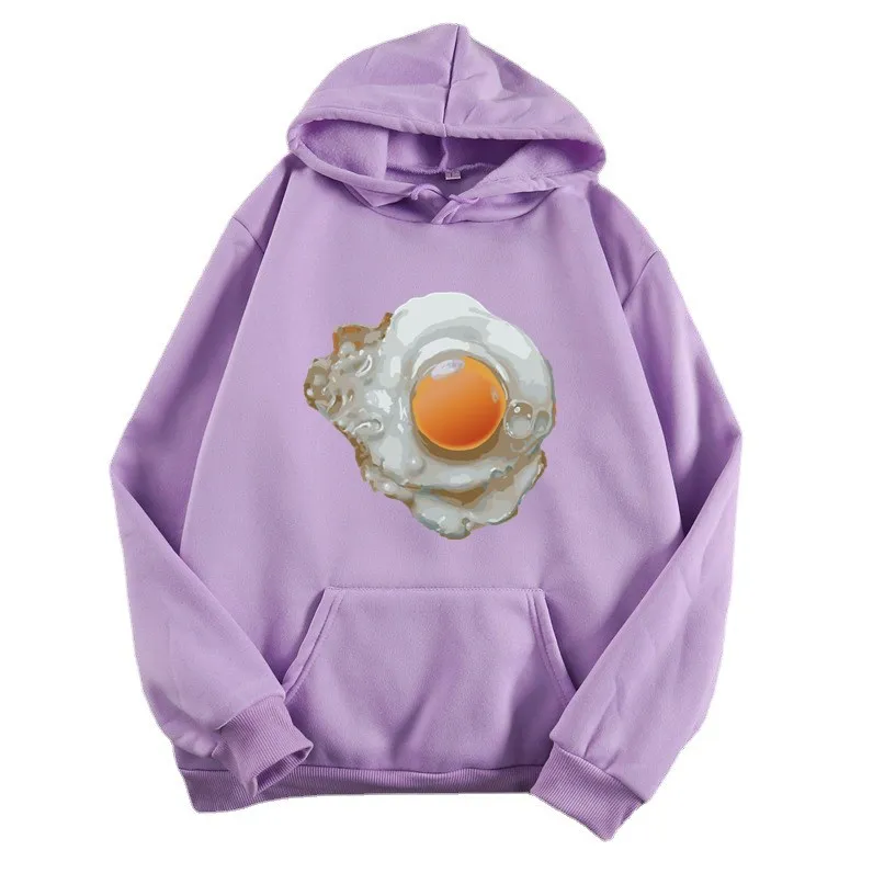 

Cartoons Women Hoodies Sweater Egg Creativity Sweatshirts Anime Hoodie Anime Clothes For Teens Women Harajuku Hoody Dropshipping