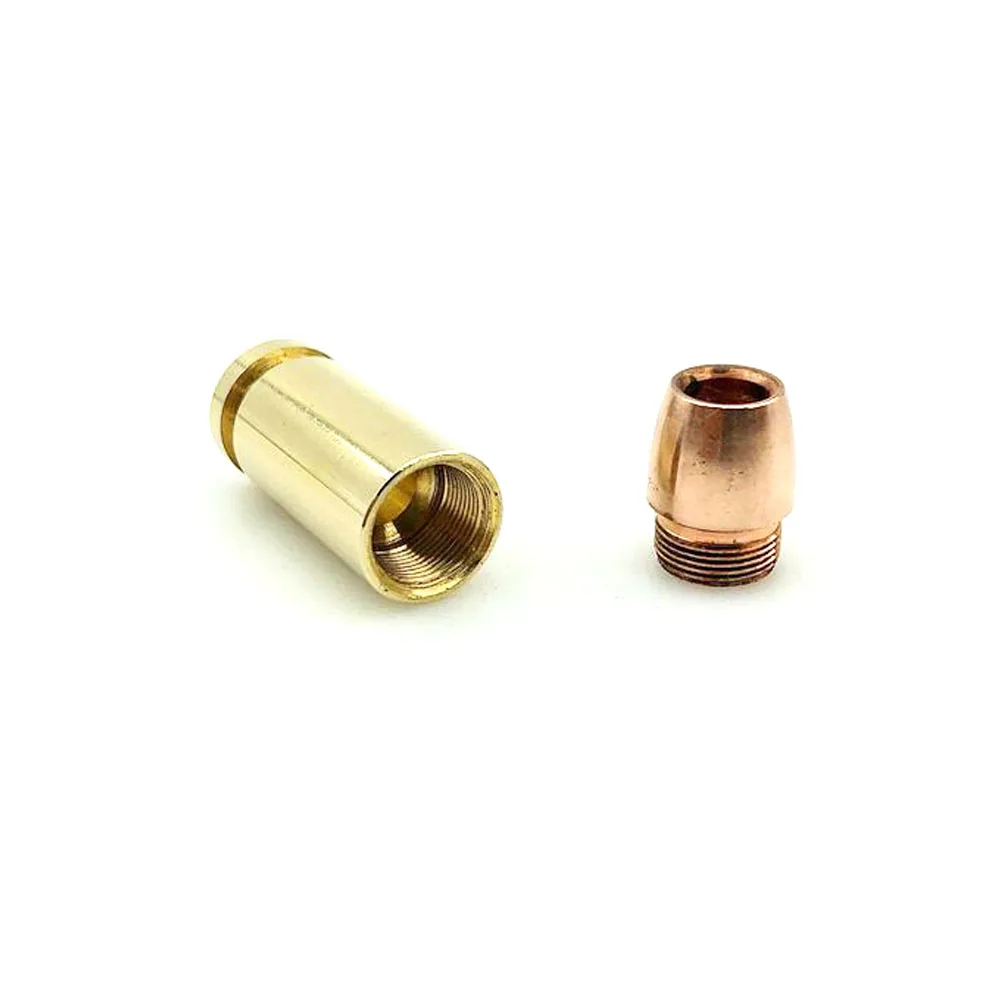 Инструменты для рукоделия на открытом воздухе EDC латунные медные пули нож бусины