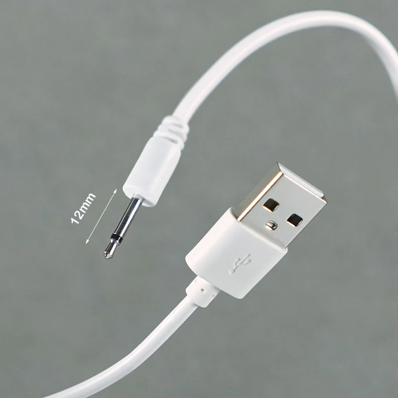 Вибратор с зарядным кабелем USB зарядный шнур для мастурбатора фаллоимитатор