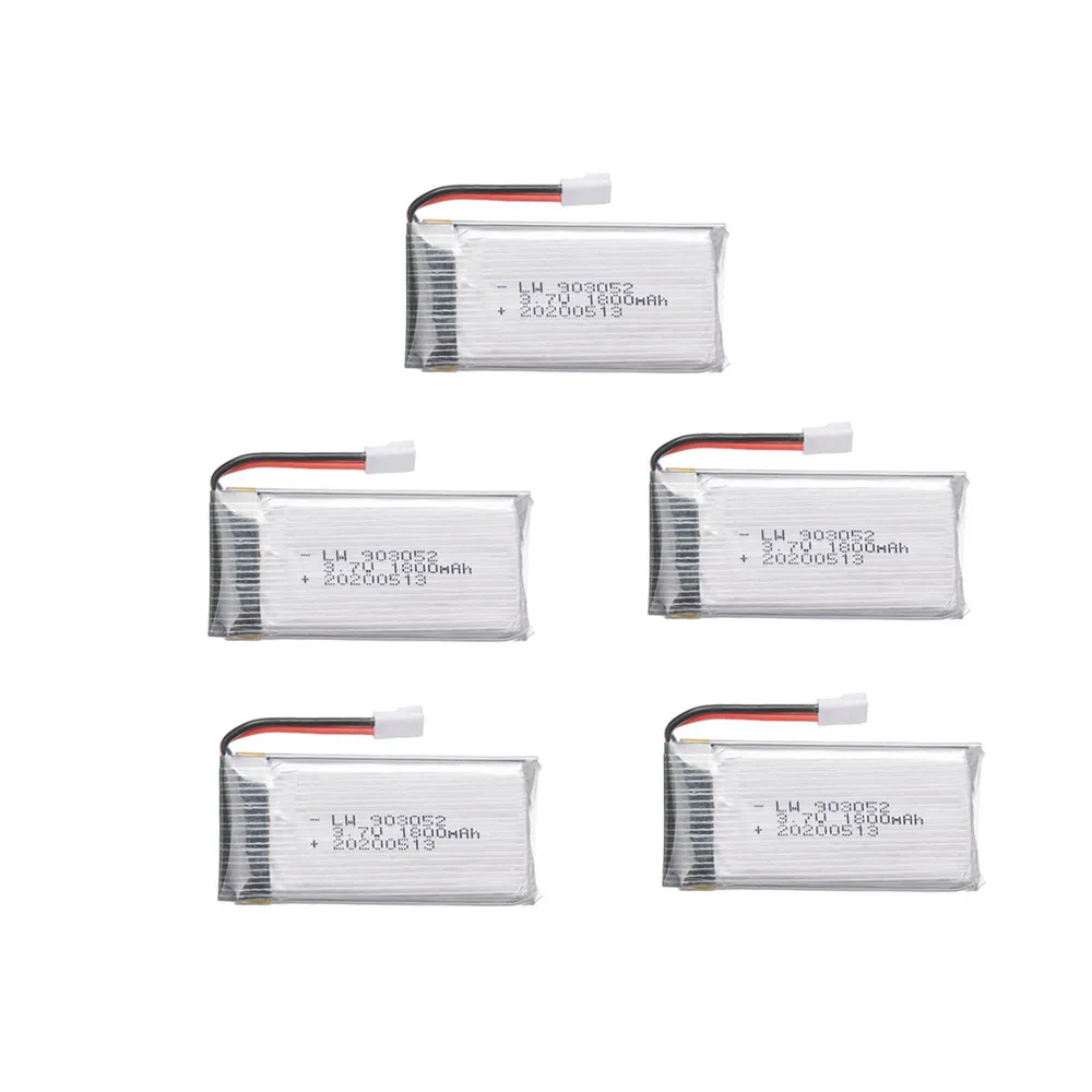 3,7 в 1800 мАч Липо Аккумулятор для KY601S SYMA X5SW X5 M18 H5P вертолет Дрон запасные части 903052 3,7 в аккумулятор 1 шт. до 10 шт.