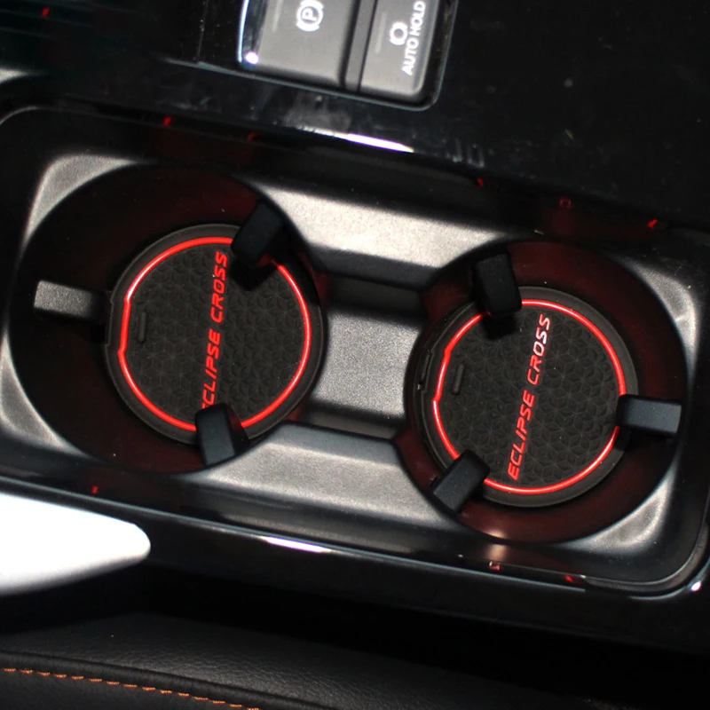 Для Mitsubishi Eclipse Cross 2018 2019 прорези для ворот коврик с пазом двери Противоскользящий
