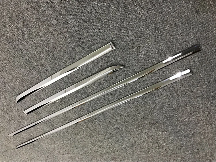 ABS Хром Боковая дверь молдинг Обшивка крышка Украшение защитные аксессуары 4