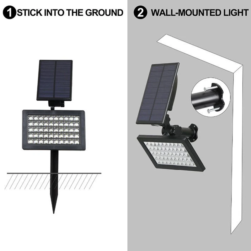 Горячий солнечный светильник безопасности s Открытый 50 светодиодный со съемным