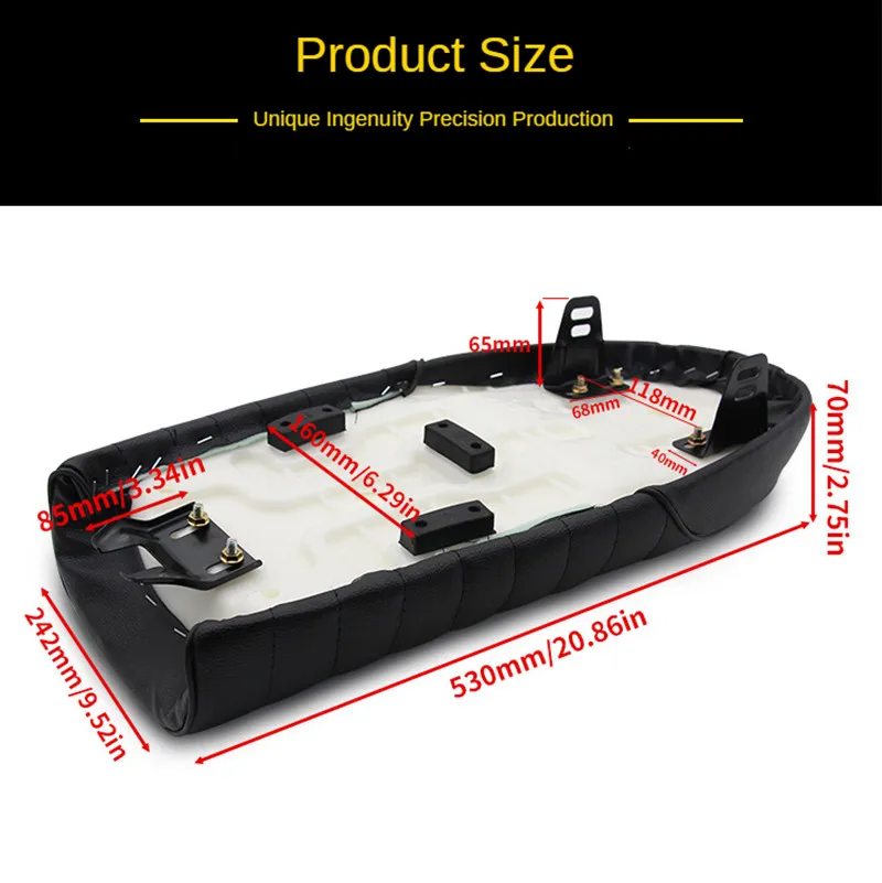 Сиденье мотоциклетное модифицированное в стиле ретро для Honda CG125 сиденье кафе