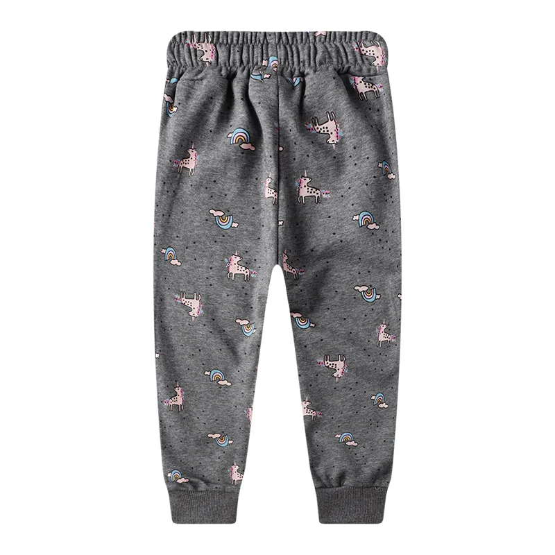 

Baby Rainbow Sweatpants for Autumn Spring Girls Animals Unicorn Print Trousers Kids Cotton Clothing Baby Boys Cartoon Pants