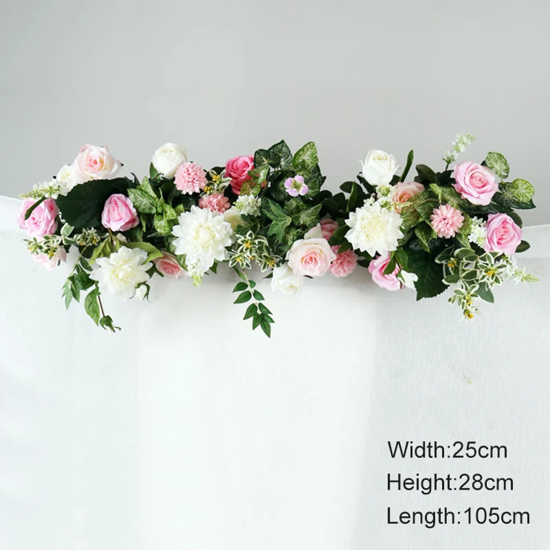 90-110 см Искусственный Свадебный цветок стены фон раскладные материалы шелковые