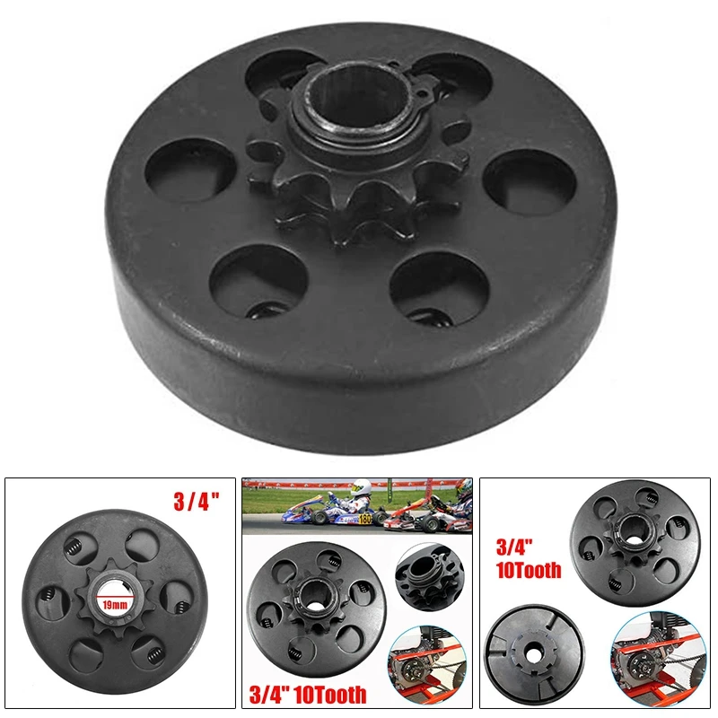 

10 зубов мотоцикла: центробежное сцепление 420 клатч на цепочке; Подходит для картов мини Велосипеды тележки