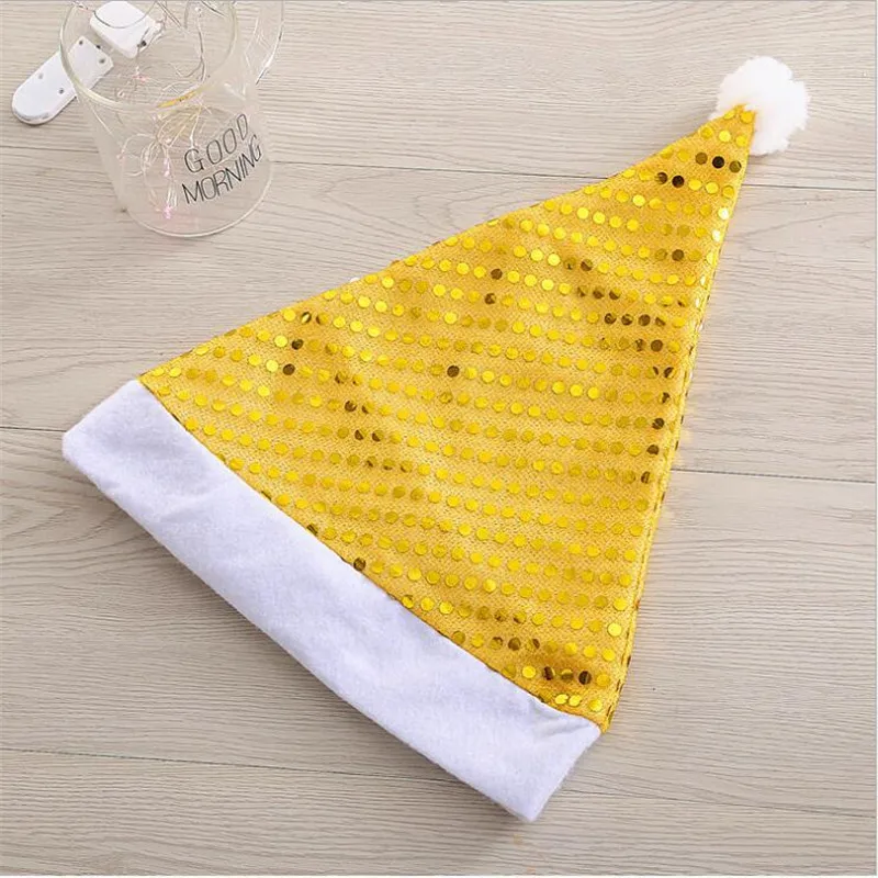 Лидер продаж рождественские украшения Рождественская шляпа с блестками для