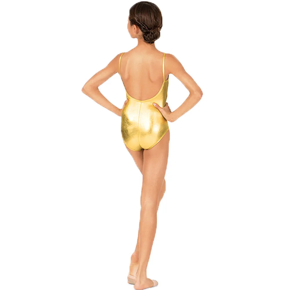 

Silver Girls Shiny Leotards For Dance Performance Kids Metallic Dance Bodysuits Backless Leotards Ballet Dancewear