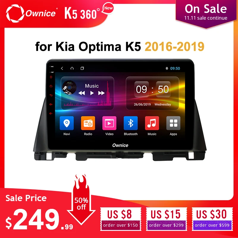 Ownice Octa Core 10,1 Android 9,0 K3 K5 K6 Автомобиль Радио DVD плеер для Kia K5 Оптима 2011 DSP 4 аппарат не привязан к оператору сотовой связи SPDIF 360
