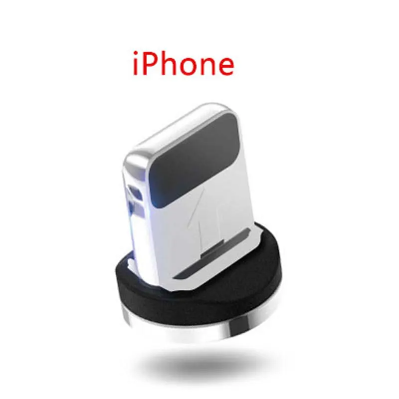 For Iphone Стример линия передачи данных Магнитный Micro USB кабель для Iphone xsmax Xiaomi 9 huawei P30 P20 Micro usb type C волшебный свет зарядный кабель - Цвет: For Iphone
