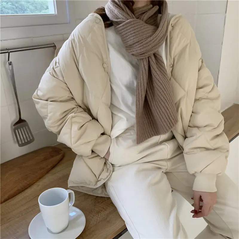 Зимняя модная верхняя одежда повседневные куртки одноцветные топы