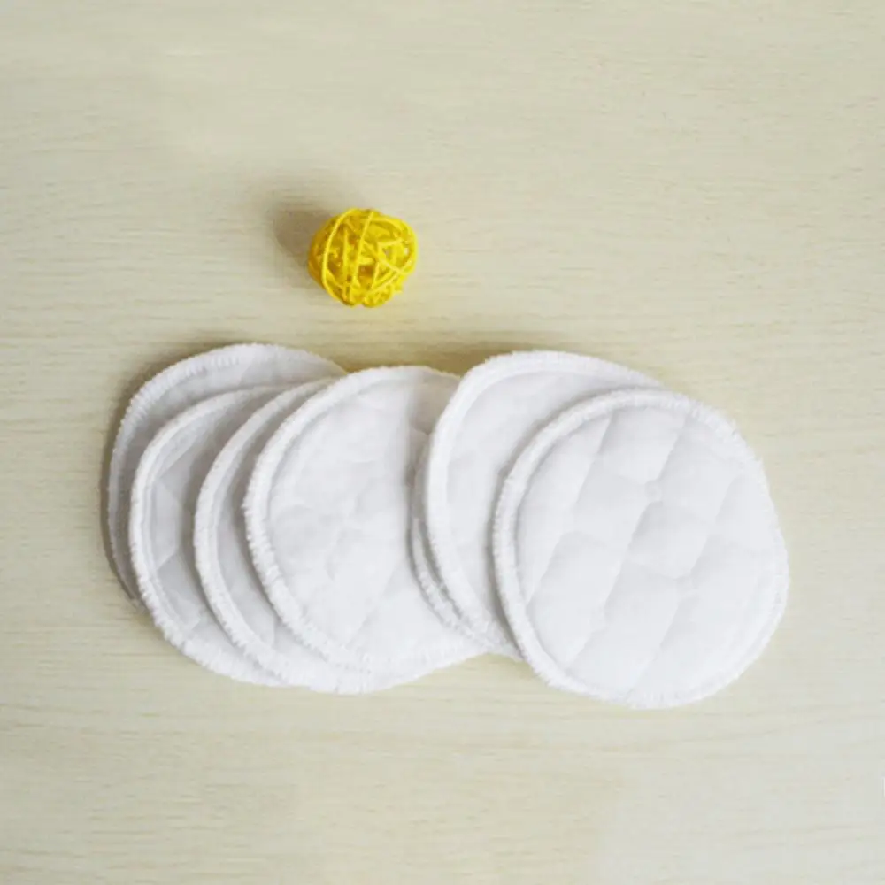 

2Pcs Pregnant Women Round Shape Cotton Breathable Super Absorbent Nursing Pads