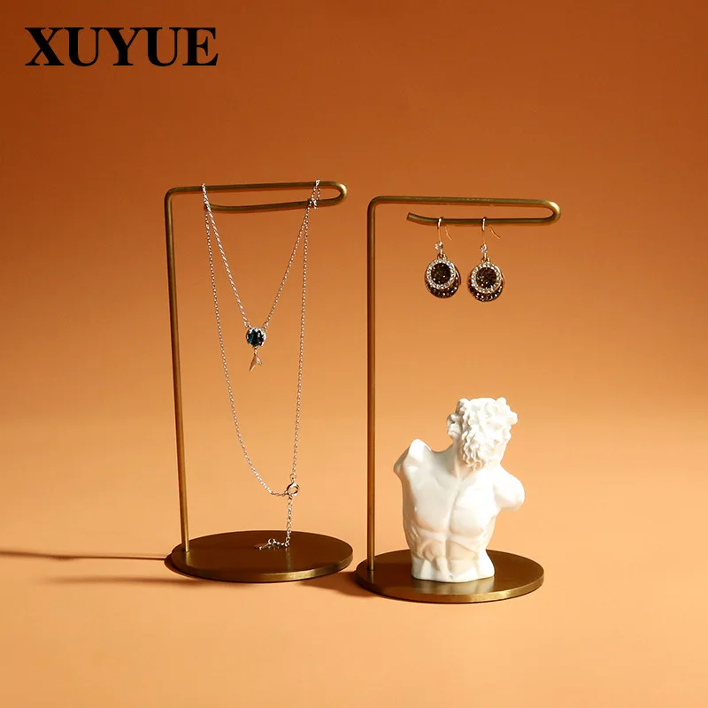 Manufacturers jewelry display stand metal earring rack hook earring display stand display props jewelry display stand in stock