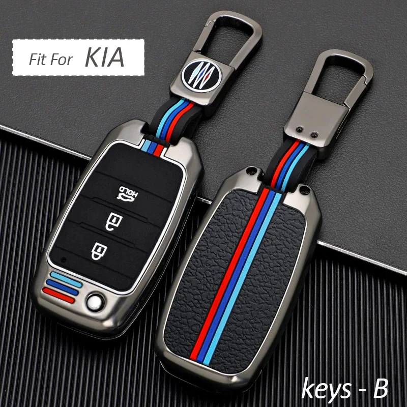 

Luxury Car Key Case Cover Bag for KIA Seltos K2 K3 K4 K5 KX3 KX5 KX7 Carnival Carens Sorento L Cadenza Sportage Sportage R RIO