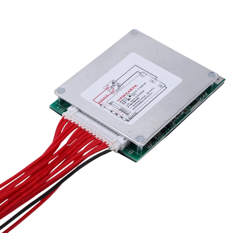 14S 52V 35A литий ионный Литий полимерный аккумулятор Защитная плата BMS PCB с балансом