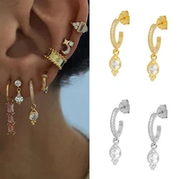 isueva gold filled cubic zircon earrings exquisite dangle earrings fine jewelry for women friendship gifts 2021 trend