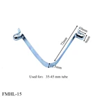2 шт.; Оптовая продажа; Детское нижнее белье оцинкованная труба пружинный замок в клип стальной плоский двойной пружинный зажим кнопки для лазерной трубки 35-50 мм