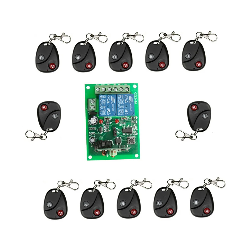 DC 12V 24V 10A 2 CH 2CH RF Беспроводной переключатель системы дистанционного управления