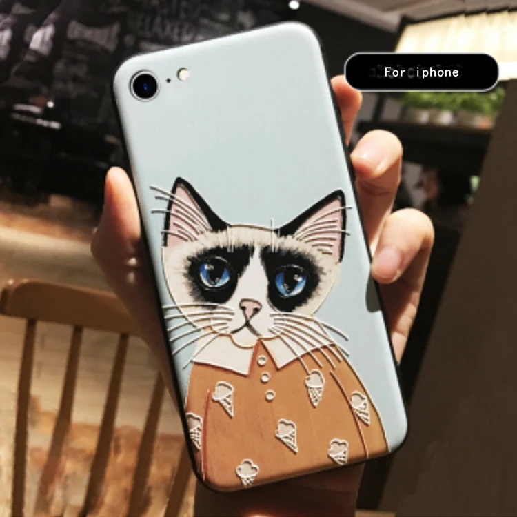 Милый 3D мультяшный чехол для iphone X 8 7 6 6S Plus силиконовый 5 5s SE XR XS Max | Мобильные