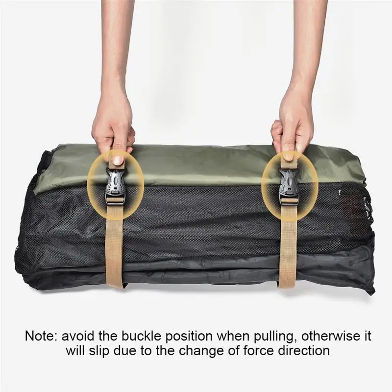 

4 Pcs Outdoor Travel Luggage Straps Buckle Tied Lock Hiking Belts Security Suitcase Packing Moving Webbing Accessories