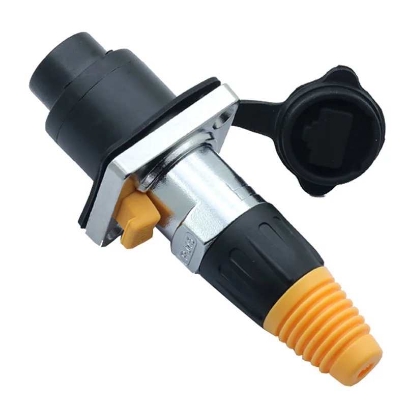 Водонепроницаемая Панель RJ45 100 шт./лот 8P8C гнездовой разъем Ethernet