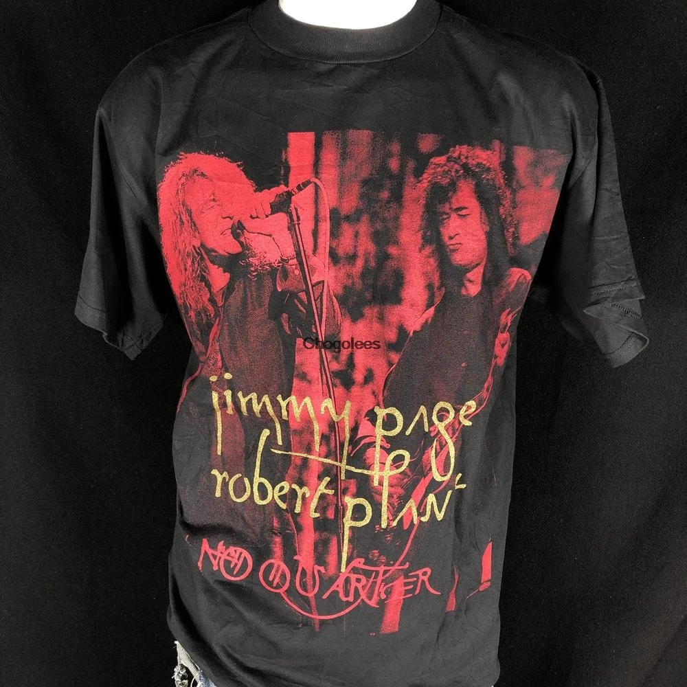 Винтажная рубашка Jimmy Page 1996 с Робертом растением без четверти | Мужская одежда