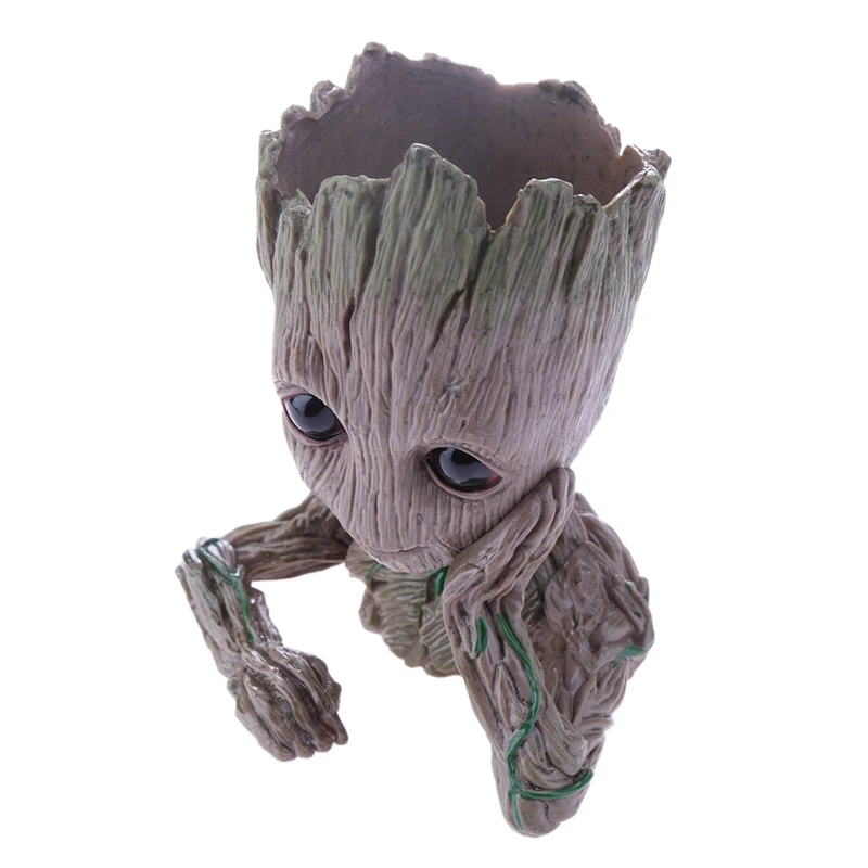 Hot New Baby Flowerpot Cute Action Figures Toys Pen Pot Holder Hero Model Vessel | Дом и сад